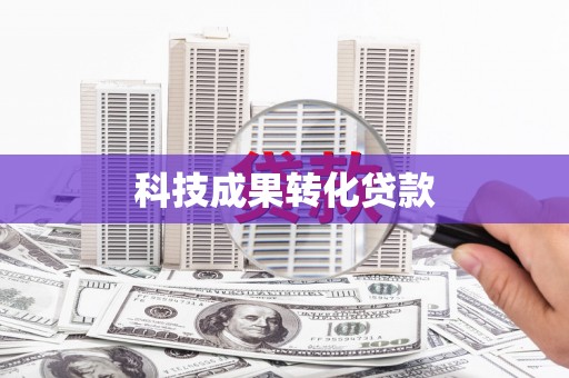 师宗科技成果转化贷款