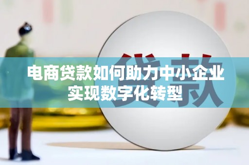 九原电商贷款如何助力中小企业实现数字化转型