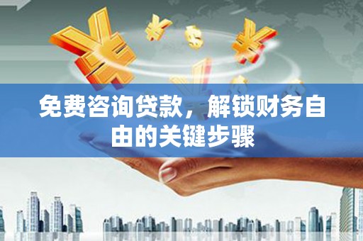 志丹免费咨询贷款，解锁财务自由的关键步骤