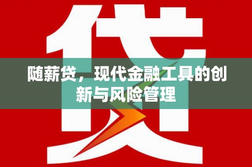 廉江随薪贷，现代金融工具的创新与风险管理