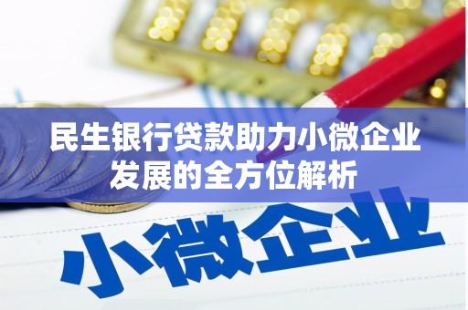 米脂民生银行贷款助力小微企业发展的全方位解析