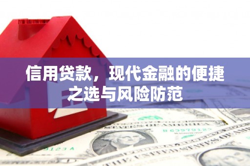 弥陀信用贷款，现代金融的便捷之选与风险防范