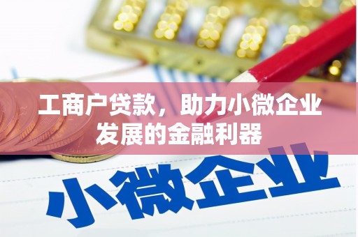 新和工商户贷款，助力小微企业发展的金融利器