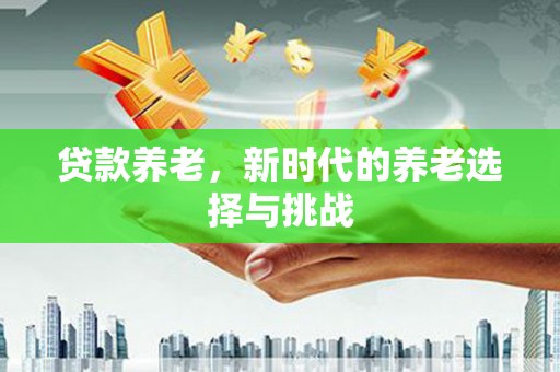 长寿贷款养老，新时代的养老选择与挑战