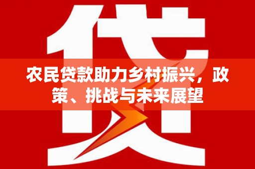 石冈农民贷款助力乡村振兴，政策、挑战与未来展望