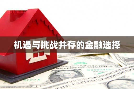 西峰机遇与挑战并存的金融选择