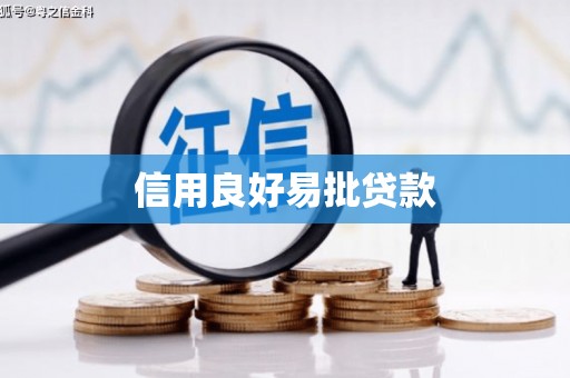 玛家信用良好易批贷款